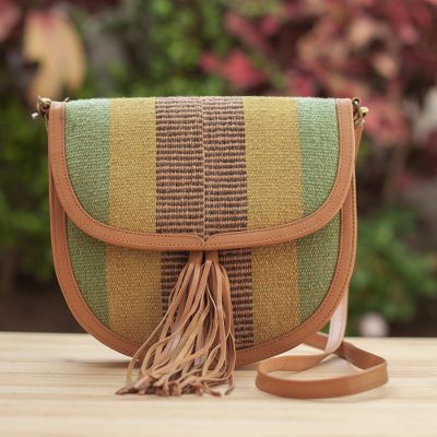 wool shoulder bag