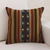 Wool cushion cover, 'Andean Illusion' - Handwoven Striped Wool Cushion Cover from Peru thumbail