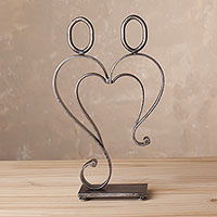 Steel sculpture, 'Just Me and You'