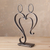 Steel sculpture, 'Just Me and You' - Handcrafted Love-Themed Steel Sculpture from Peru (image 2b) thumbail