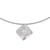 collar con colgante de perlas cultivadas - Collar con colgante de perla cultivada en forma de diamante de Perú