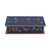 Kuratiertes Geschenkset - Geschenkset mit silbernen Ohrringen, blauem Überwurf und dekorativer Box