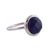 Sodalite single stone ring, 'Magic Pulse' - Sodalite and Sterling Silver Single Stone Ring from Peru (image 2c) thumbail