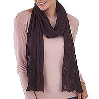 100% baby alpaca scarf,