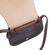 Leather sling, 'Stylish Espresso' - Handcrafted Leather Sling in Espresso from Peru