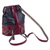 Leather backpack, 'Ancient Elegance' - Handcrafted Crimson and Black Leather Backpack from Peru (image 2d) thumbail