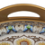 Reverse-painted glass tray, 'Blue Andean Mandala' - Andean Sunflower Theme Reverse-Painted Glass Tray (image 2f) thumbail