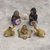 Ceramic nativity scene, 'Mapuche Family' (7 pieces) - Mapuche-Themed Ceramic Nativity Scene from Peru (7 Pcs)