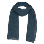 100% baby alpaca scarf, 'Teal Gossamer' - Textured 100% Baby Alpaca Wrap Scarf in Teal from Peru