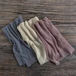 100% baby alpaca scarf, 'Steel Blue Gossamer' - 100% Baby Alpaca Wrap Scarf in Steel Blue from Peru