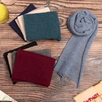 100% baby alpaca scarf, 'Slate Gossamer' - Textured 100% Baby Alpaca Wrap Scarf in Slate from Peru