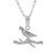 Sterling silver pendant necklace, 'Bird of the Mountain' - Dove-Shaped Sterling Silver Pendant Necklace from Peru thumbail