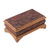 Leather decorative box, 'Colonial Reality' - Hand-Tooled Bird-Themed Leather Decorative Box from Peru (image 2a) thumbail