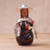 Sterling silver and mahogany wood sculpture, 'Woman Spinner of the Andes' - Sterling Silver and Mahogany Sculpture of a Woman from Peru (image 2b) thumbail