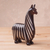 Sterling silver accent mahogany wood sculpture, 'Suri Llama' - Sterling Silver and Mahogany Wood Llama Sculpture from Peru (image 2) thumbail