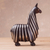 Sterling silver accent mahogany wood sculpture, 'Suri Llama' - Sterling Silver and Mahogany Wood Llama Sculpture from Peru (image 2b) thumbail