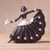 Sterling silver and mahogany sculpture, 'Marinera Dancer' - Sterling Silver and Mahogany Wood Dancer Sculpture from Peru (image 2b) thumbail