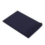 100% baby alpaca throw, 'Blissful Dream in Midnight' - 100% Baby Alpaca Throw Blanket in Solid Midnight from Peru