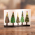 Ceramic decorative accent, 'Enchanted by Christmas' - Ceramic Christmas Tree Decorative Accent from Peru thumbail