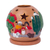 Ceramic tealight candle holder, 'Celebration of Life' - Handcrafted Nativity Tealight Holder from Peru (image 2a) thumbail