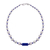 Sodalite beaded pendant necklace, 'Infinite Ocean' - Sodalite and Sterling Silver Beaded Necklace from Peru thumbail