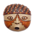 Ceramic mask, 'Wari Warrior' - Handcrafted Ceramic Mask of a Wari Warrior from Peru (image 2a) thumbail