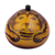 Dried mate gourd box, 'Andean Feline' - Andean Artisan Crafted Dried Mate Gourd Cat Box (image 2a) thumbail