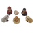 Keramik-Krippe, „Weihnachtsmeditation“ (7 Teile) – handgefertigte 7-teilige Miniatur-Keramik-Krippe von Andes