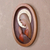 Cedar relief panel, 'Blissful Mary' - Cedar Wood Wall Relief Panel of Mary from Peru (image 2b) thumbail