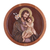 Cedar wood relief panel, 'St. Joseph with the Baby Jesus' - Cedar Wood Relief Panel of St. Joseph with Baby Jesus thumbail