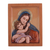 Cedar relief panel, 'Beautiful Love' - Cedar Wood Relief Panel of Mary and Jesus from Peru thumbail