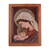 Cedar relief panel, 'Loved Mother' - Cedar Wood Wall Relief Panel of Mary and Jesus from Peru thumbail