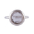 Quartz single stone ring, 'Light Crystal' - Clear Quartz and Silver Single Stone Ring from Peru (image 2c) thumbail