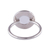 Quartz single stone ring, 'Light Crystal' - Clear Quartz and Silver Single Stone Ring from Peru (image 2d) thumbail