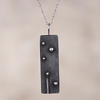 Sterling silver pendant necklace, Enduring