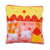 Cotton blend cosmetic case, 'Happy Herd' - Handcrafted Cotton Blend Patchwork Cosmetic Case from Peru (image 2a) thumbail