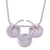Sodalite pendant necklace, 'Planetary Trio' - Circular Sodalite and Silver Pendant Necklace from Peru (image 2d) thumbail