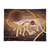 Wandteppich aus Alpaka-Mischung - Goldbrauner Nazca-Affen-Wandteppich aus Alpaka-Mischung