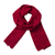 Alpaca blend scarf, 'Red Paracas Shadows' - Alpaca Blend Crimson and Cinnabar Scarf (image 2a) thumbail