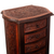 Wood and leather mini chest, 'Colonial Majesty' - Handcrafted Wood and Leather Accent Chest from Peru (image 2f) thumbail