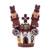 Ceramic statuette, 'Ayacuchan Church' - Hand Painted Statuette of an Ayacuchan Church from Peru (image 2a) thumbail