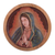 Cedar wood relief panel, 'Holy Virgin' - Handcrafted Cedar Wood Relief Panel of Virgin of Guadalupe (image 2c) thumbail