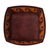 Leather catchall, 'Inca Seacoast' - Handcrafted Tooled Leather Inca Wave Motif Catchall (image 2b) thumbail