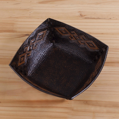 Leather catchall, Kuelap Memories