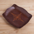 Leather catchall, 'Gothic Cross' - Leather Embossed Catchall Featuring a Gothic Cross (image 2) thumbail