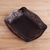 Leather catchall, 'Spanish Viceroy' - Peru Handcrafted Tooled Leather Colonial Art Theme Catchall (image 2b) thumbail