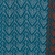 Schal aus Baby-Alpaka-Mischung - Handgewebter blauer und orange gestreifter Schal aus Baby-Alpaka-Mischung