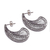 Sterling silver filigree drop earrings, 'Dewy Paisleys' - Sterling Silver Filigree Paisley Drop Earrings from Peru (image 2c) thumbail
