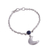 Sodalite charm bracelet, 'Andean Midnight' - Moon-Themed Sodalite Charm Bracelet from Peru (image 2c) thumbail