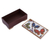 Reverse-painted glass decorative box, 'Butterfly Reflection' - Butterfly Motif Reverse-Painted Glass Box from Peru (image 2e) thumbail